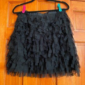 black flowy skirt (short)